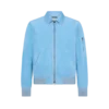 Chaqueta con cuello de ante de cachemira