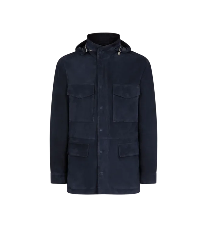 Chaqueta de campo de ante ligero