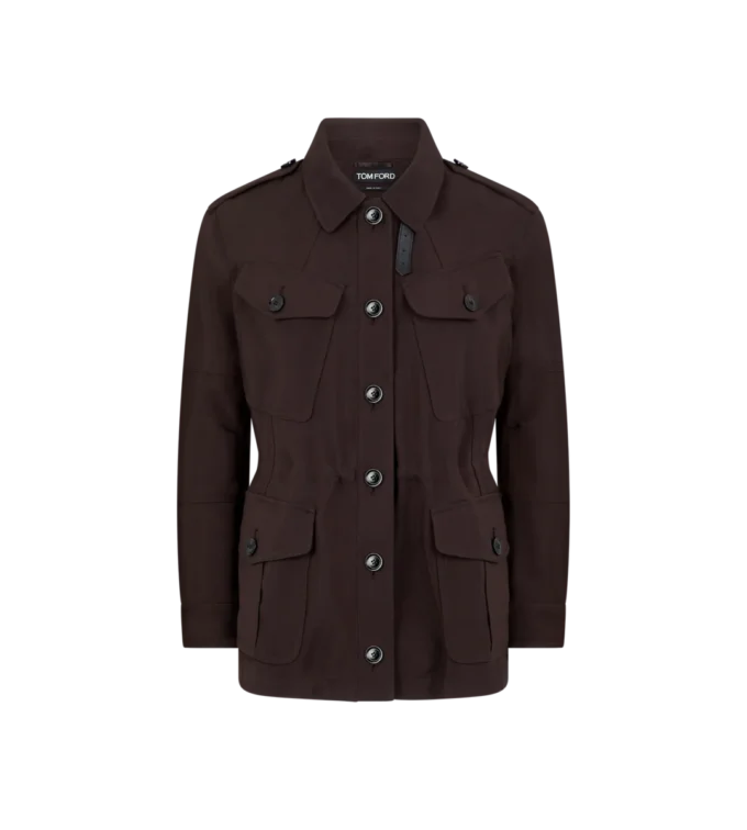 Chaqueta de campo de mezcla de lana Chaqueta de campo de mezcla de lana