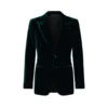 Chaqueta de cóctel Shelton de terciopelo fluido