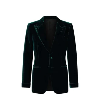Chaqueta de cóctel Shelton de terciopelo fluido