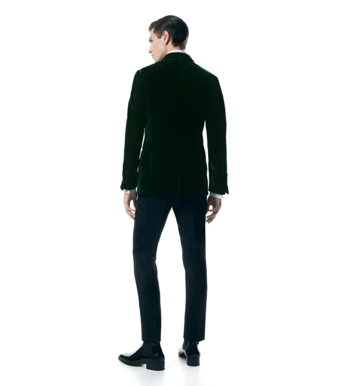 Chaqueta de cóctel Shelton de terciopelo fluido