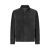 Chaqueta de trabajo de ante cepillado