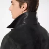Chaqueta de trabajo de ante cepillado