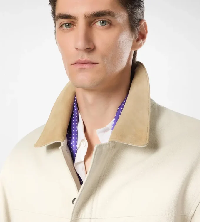 Chaqueta de trabajo de lona de algodón