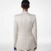 Chaqueta de una sola botonadura en mezcla de algodón y seda lavada Chaqueta de una sola botonadura en mezcla de algodón y seda lavada