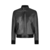 Chaqueta Harrington de cuero Chaqueta Harrington de cuero