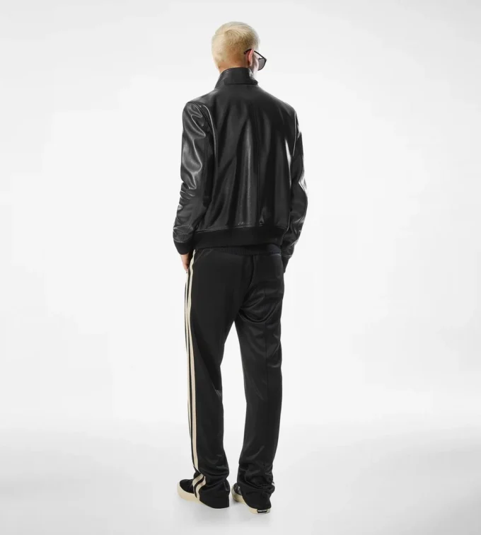 Chaqueta Harrington de cuero Chaqueta Harrington de cuero