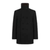 Chaqueta marinera de lana Melton y piel de oveja