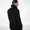 Chaqueta marinera de lana Melton y piel de oveja