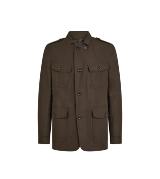 Chaqueta militar de nailon compacto