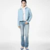 Chaqueta oversize de ante de cordero suave Chaqueta oversize de ante de cordero suave