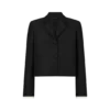 Chaqueta Radzmir de lana y seda con detalles plisados