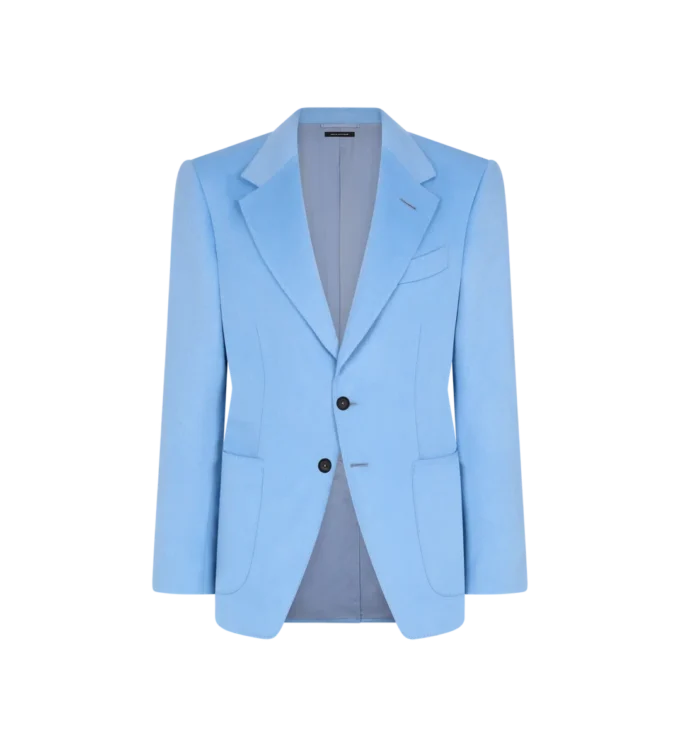 Chaqueta Shelton de sarga de cachemira
