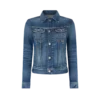 Chaqueta vaquera cómoda con lavado a la piedra