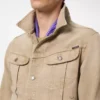 Chaqueta vaquera Icon Denim lavada en color arena