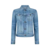 Chaqueta vaquera lavada con piedras de verano Chaqueta vaquera lavada con piedras de verano