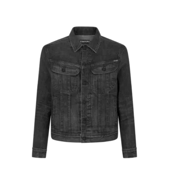 Chaqueta vaquera negra Icon Selvedge