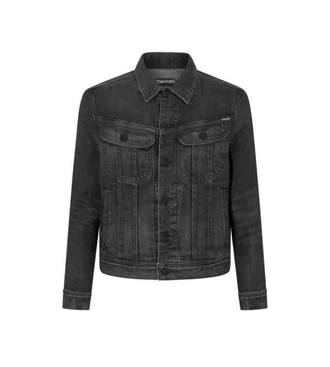 Chaqueta vaquera negra Icon Selvedge