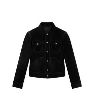 Chaqueta western de ante de cachemira Chaqueta western de ante de cachemira