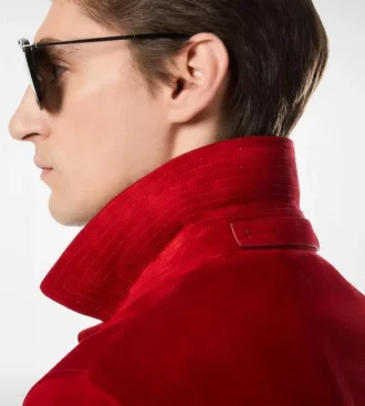 Chaqueta western de ante de cachemira