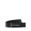 Cinturón reversible Slim T de piel granulada