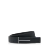Cinturón reversible Slim T de piel granulada