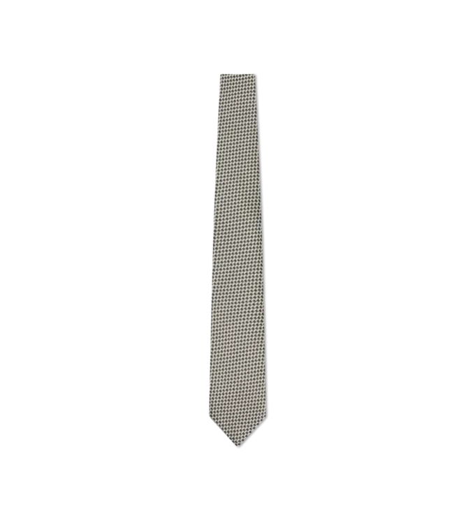 Corbata de jacquard de seda