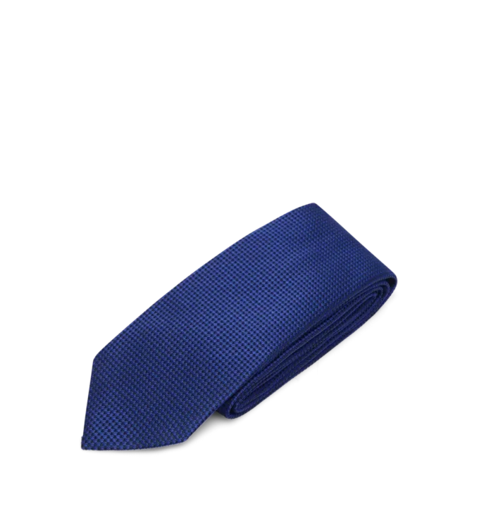 Corbata de jacquard de seda