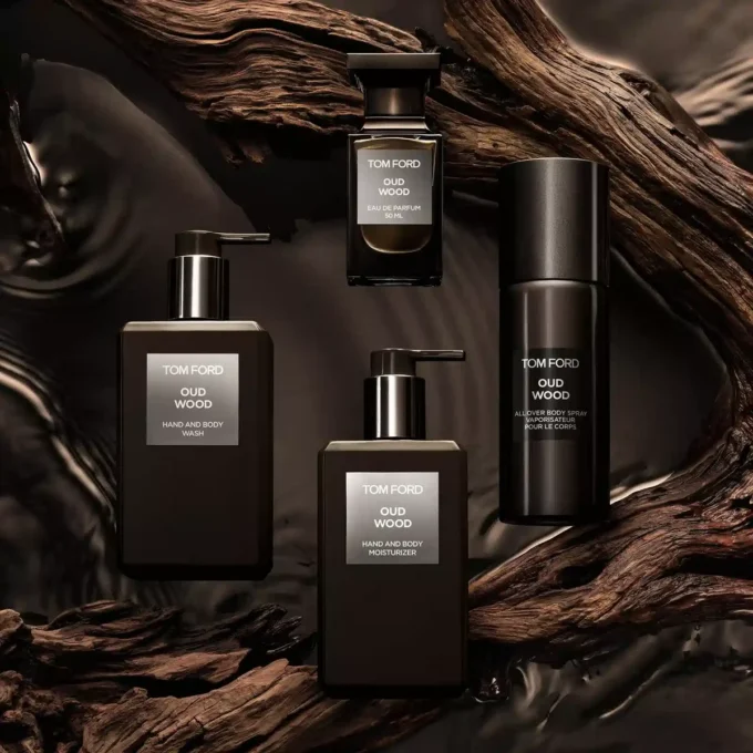 Crema hidratante para manos y cuerpo con madera de oud