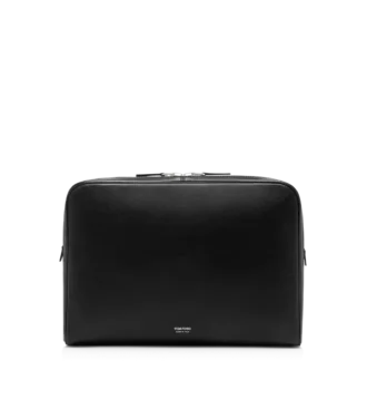 Funda minimalista para portátil de piel granulada