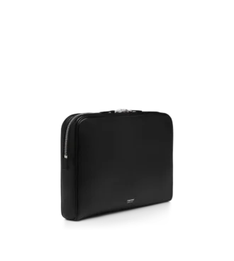Funda minimalista para portátil de piel granulada