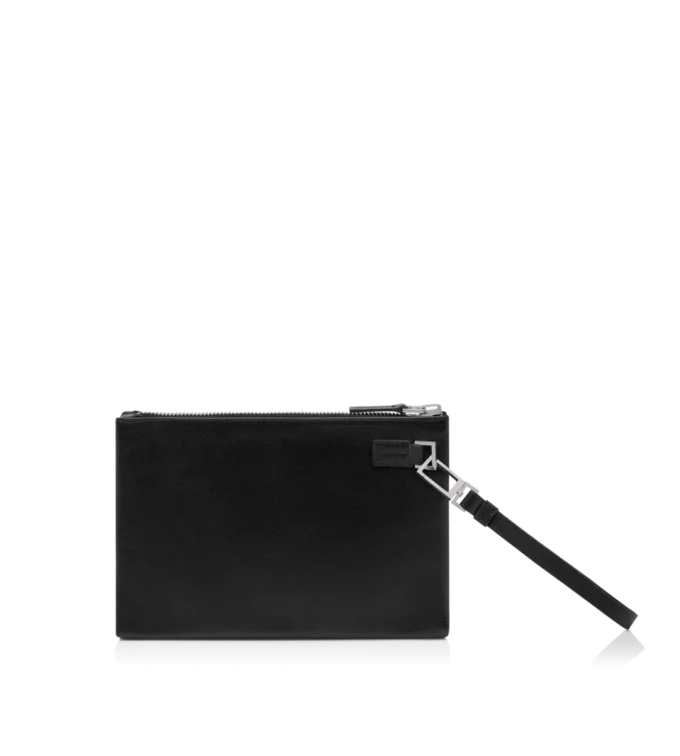 Funda minimalista y delgada de piel granulada con correa para la muñeca Funda minimalista y delgada de piel granulada con correa para la muñeca