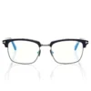 Gafas de graduación cuadradas con filtro azul