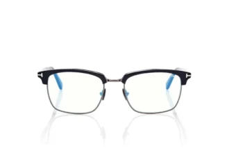 Gafas de graduación cuadradas con filtro azul