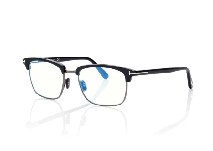 Gafas de graduación cuadradas con filtro azul