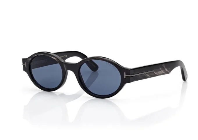 Gafas de sol ovaladas de cuerno Gafas de sol ovaladas de cuerno
