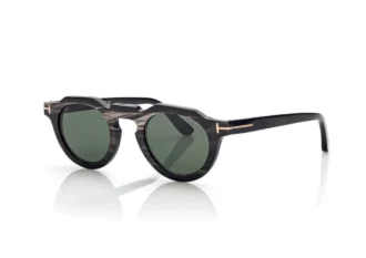 Gafas de sol redondas de cuerno