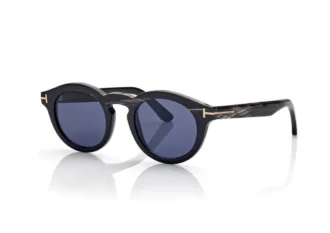 Gafas de sol redondas de cuerno