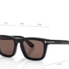 Gafas Icon Blue Block Square con clip para gafas de sol