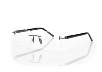 Gafas rectangulares de cuerno y titanio Gafas rectangulares de cuerno y titanio