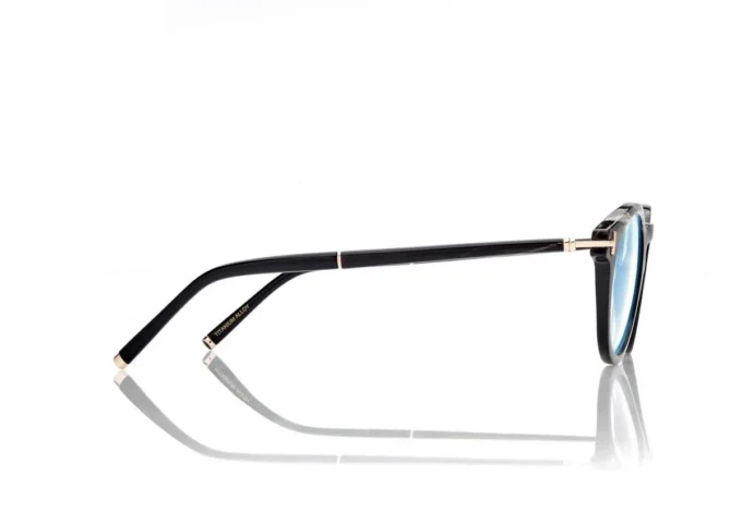 Gafas redondas Horn Blue Block Opticals