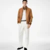 Harrington de piel granulada Harrington de piel granulada