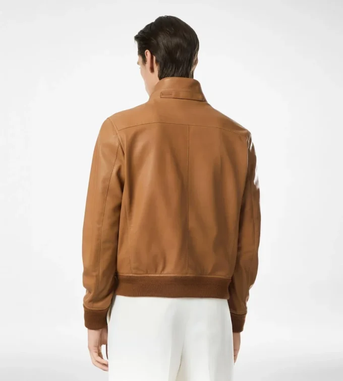 Harrington de piel granulada Harrington de piel granulada