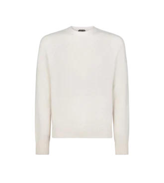 Jersey de cuello redondo de cachemira Scottish Teasel Jersey de cuello redondo de cachemira Scottish Teasel