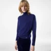 Jersey de manga larga y cuello alto con placa metálica Tom Ford
