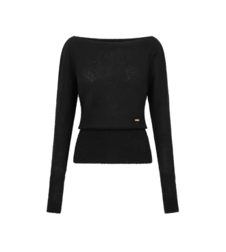 Jersey de manga larga y cuello barco con placa metálica Tom Ford
