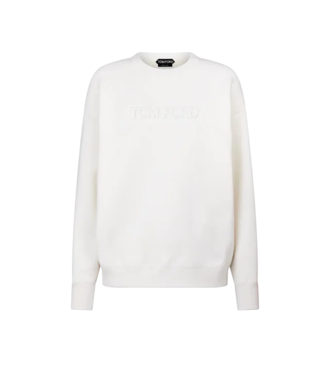 Jersey de manga larga y cuello redondo Jersey de manga larga y cuello redondo