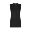 Jersey sin mangas y cuello redondo con aberturas laterales