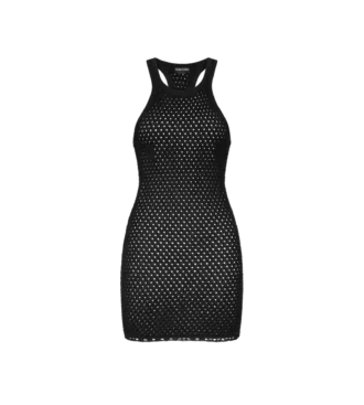 Minivestido de cóctel con espalda nadadora